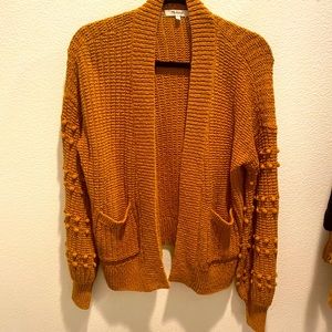 Mustard yellow Bobble cardigan-perfect condition